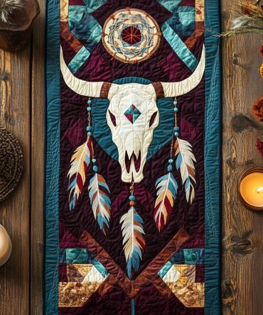 Sacred Web Quilted Table Runner