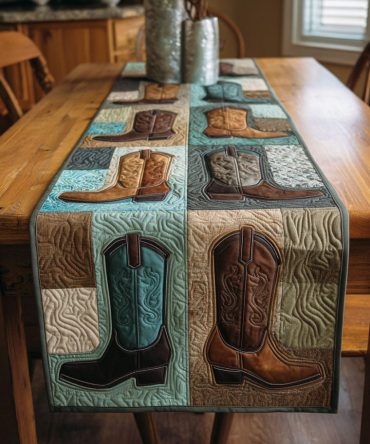 Saddle Trail Quilted Table Runner
