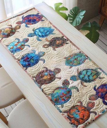 Sea Turtle Table Runner