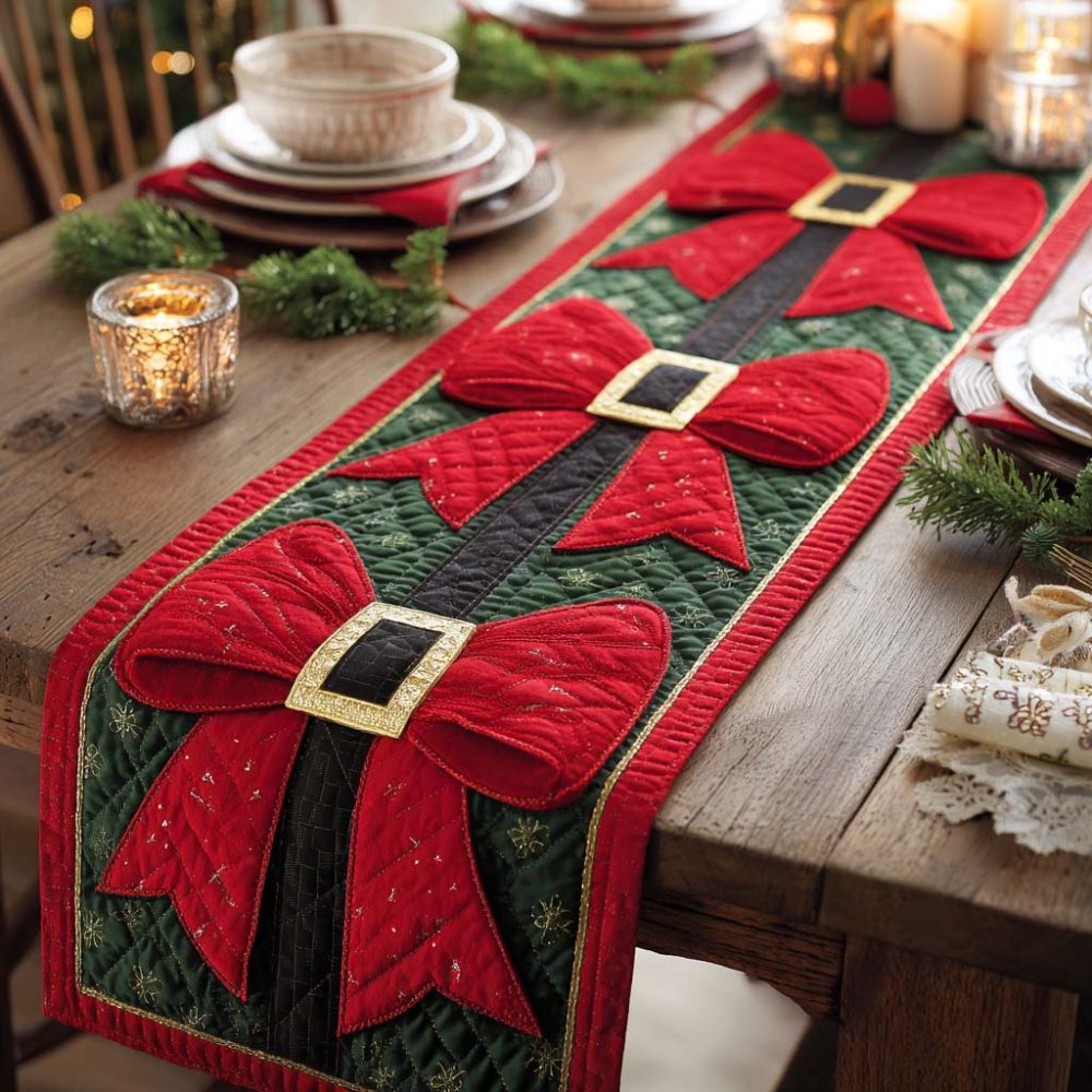 Santa Bel Quilted Table Runner