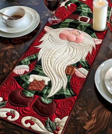 Santa Magic Quilted Table Runner