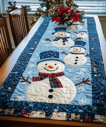 Santa Soiree Quilted Table Runner