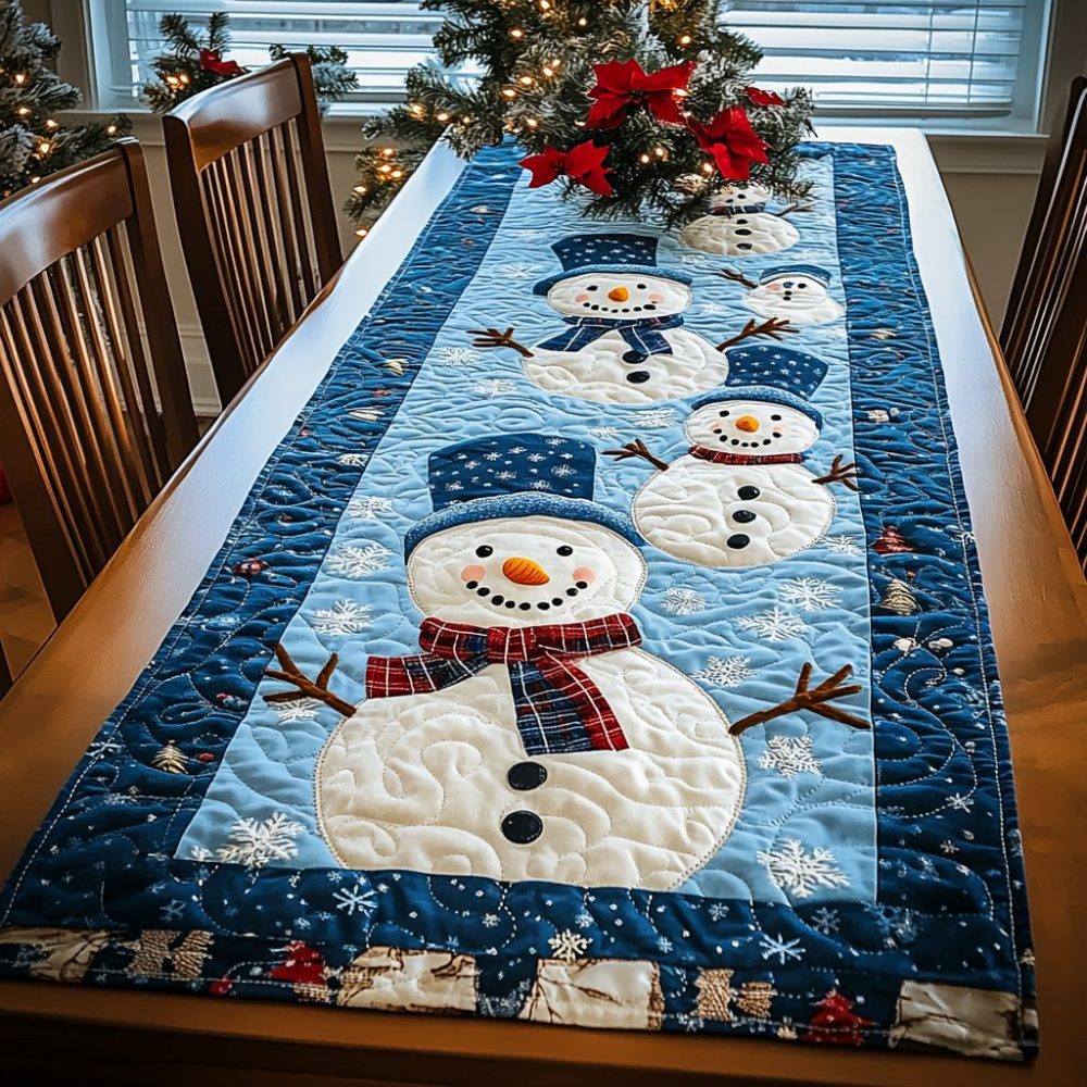 Santa Soiree Quilted Table Runner