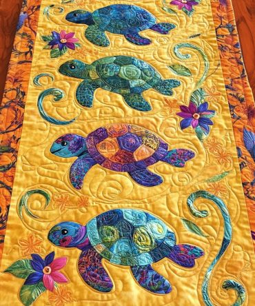 Sea Breeze Quilted Table Runner