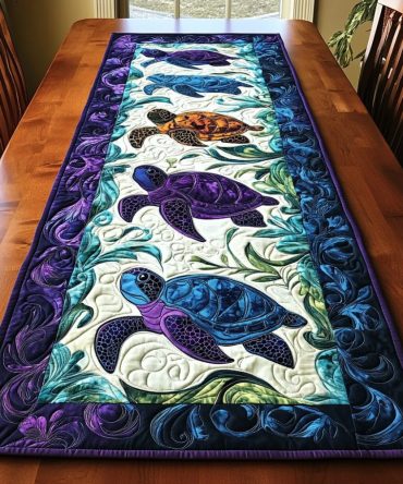 Sea Serenity Quilted Table Runner