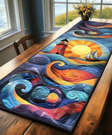 Seafarer Sanctuary Quilted Table Runner