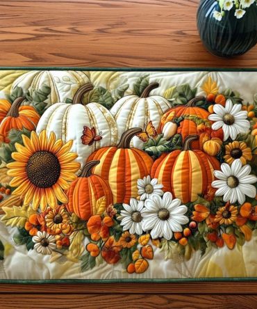 Season Embrace Quilted Table Runner