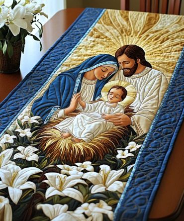 Serene Devotion Quilted Table Runner