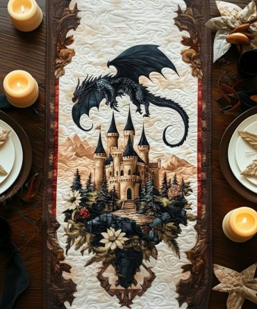Shadowflight Quilted Table Runner