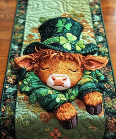 Shamrock Bliss Quilted Table Runner