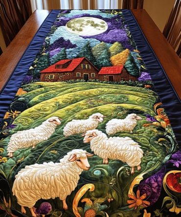 Sheepish Bliss Quilted Table Runner