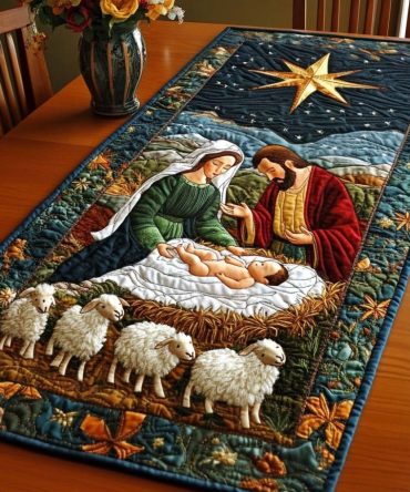 Shepherd Watch Quilted Table Runner