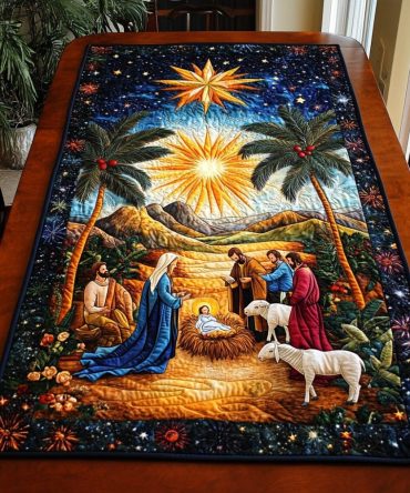 Shepherds Vigil Quilted Table Runner