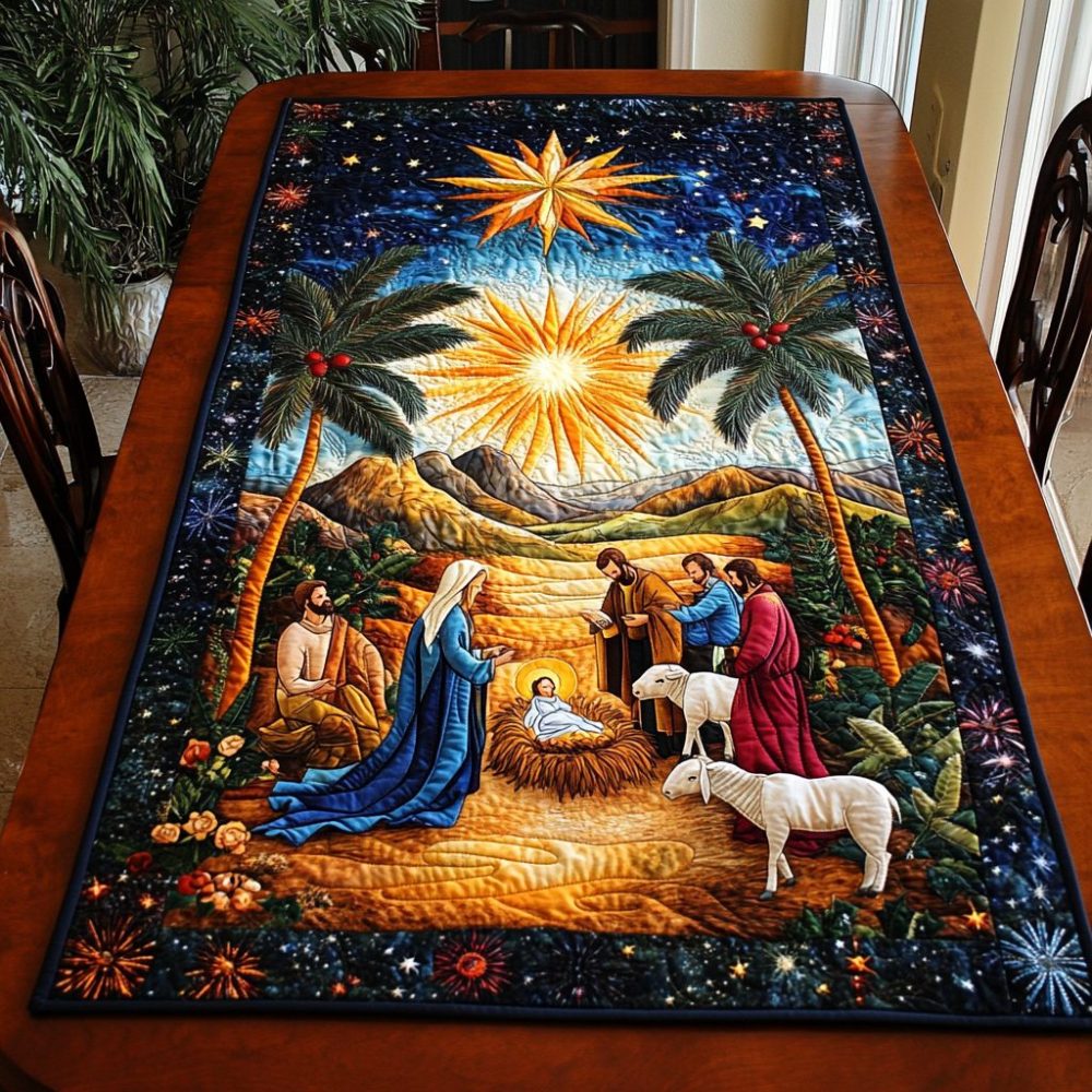 Shepherds Vigil Quilted Table Runner