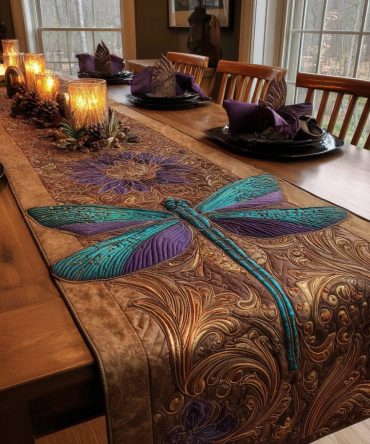 Shimmerwing Haven Quilted Table Runner