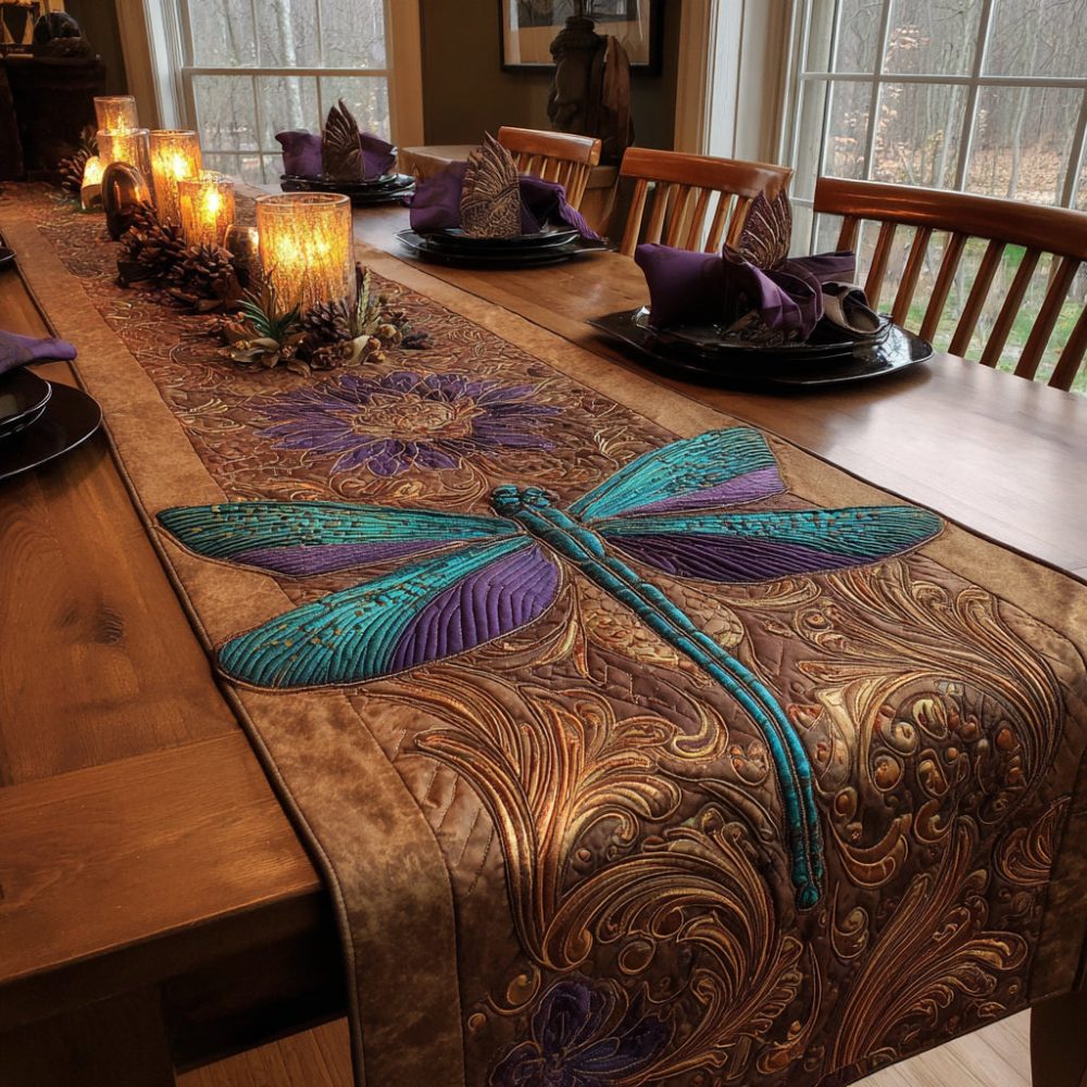 Shimmerwing Haven Quilted Table Runner
