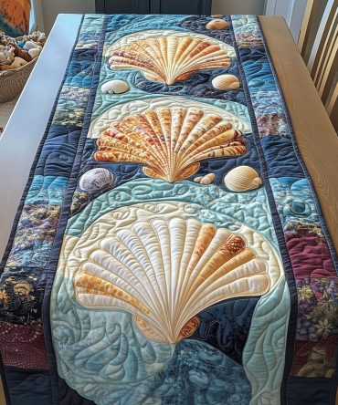 Shoreline Serenity Quilted Table Runner