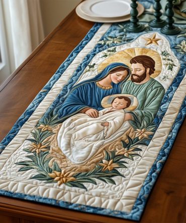 Silent Blessing Quilted Table Runner