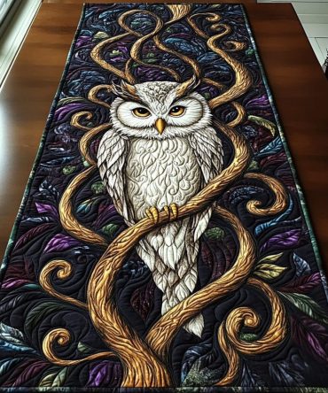 Silent Glider Quilted Table Runner