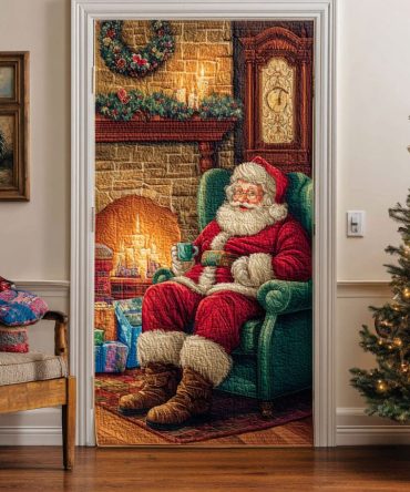 Silent Night Quilted Door Cover