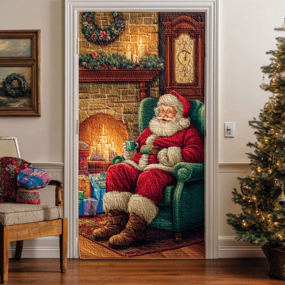 Silent Night Quilted Door Cover