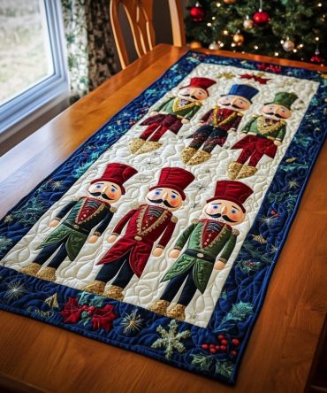 Silent Night Serenity Quilted Table Runner