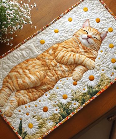 Silent Rest Quilted Table Runner