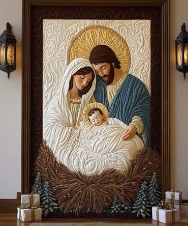 Silent Star Quilted Door Cover