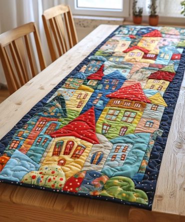 Skyline View Quilted Table Runner