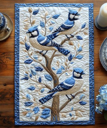 Skyward Song Quilted Table Runner