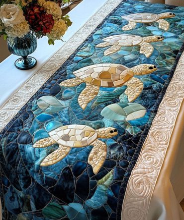 Slow Wanderer Quilted Table Runner