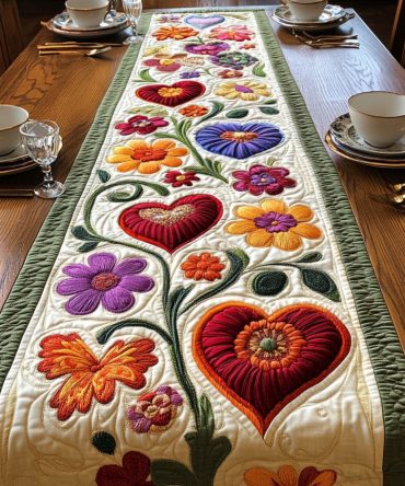 Soft Union Quilted Table Runner