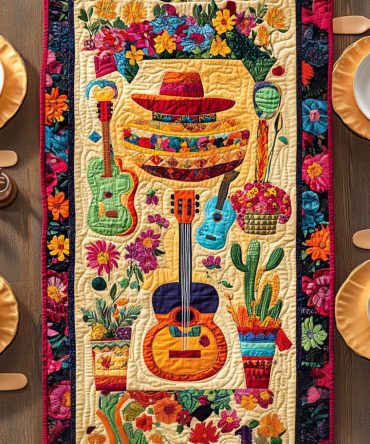 Sombrero Serenade Quilted Table Runner