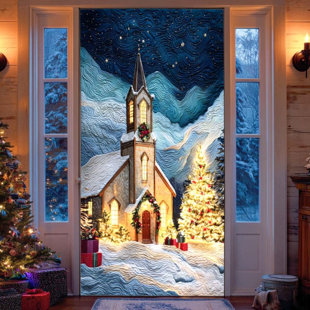 Spirit Chapel Quilted Door Cover