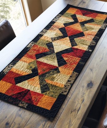 Spirit Threads Quilted Table Runner
