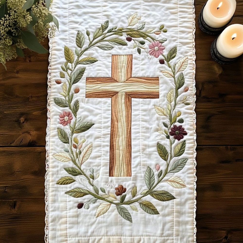 Spirit Vine Quilted Table Runner