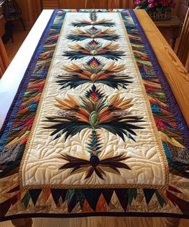 Spirit Weaver Quilted Table Runner