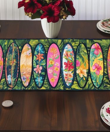 Splash Glide Quilted Table Runner