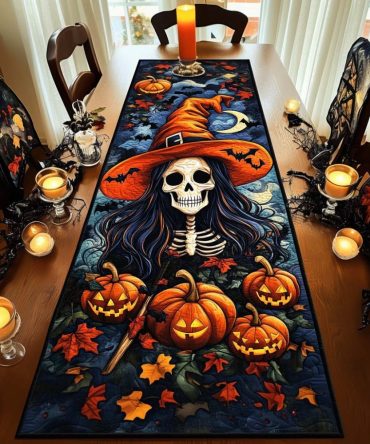 Spooky Table Quilted Table Runner