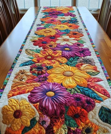 Spring Awakening Quilted Table Runner