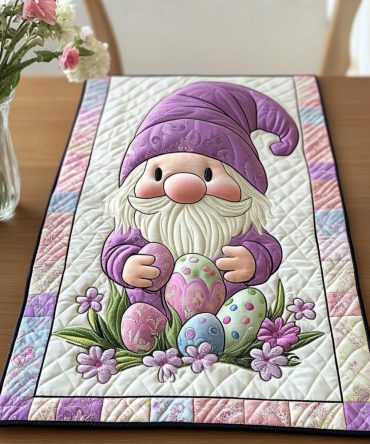 Spring Elf Quilted Table Runner