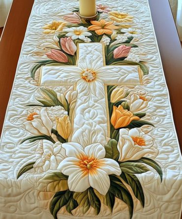 Spring Essence Quilted Table Runner