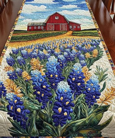 Spring Fields Quilted Table Runner