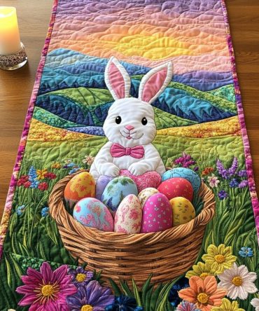 Spring Joy Quilted Table Runner