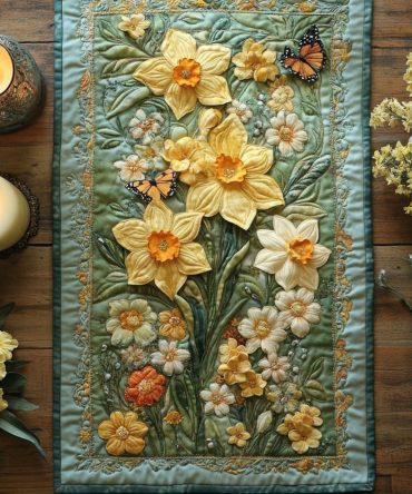 Spring Promise Quilted Table Runner