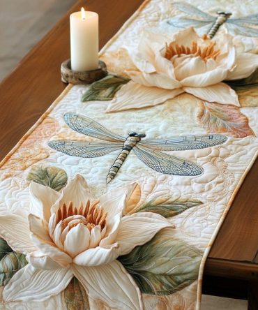 Spring Serenity Quilted Table Runner