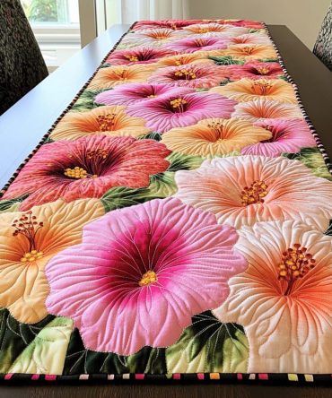 Spring Vibe Quilted Table Runner