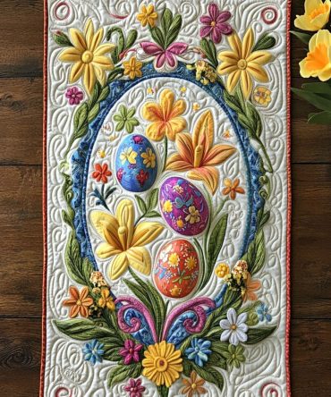 Springtime Blessings Quilted Table Runner