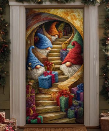 Stairway Of Joy Quilted Door Cover