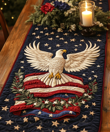 Star Eagle Quilted Table Runner